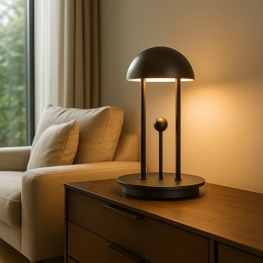 Minimalistische Tischlampe – Dimmbare LED-Lampe mit Sensorsteuerung