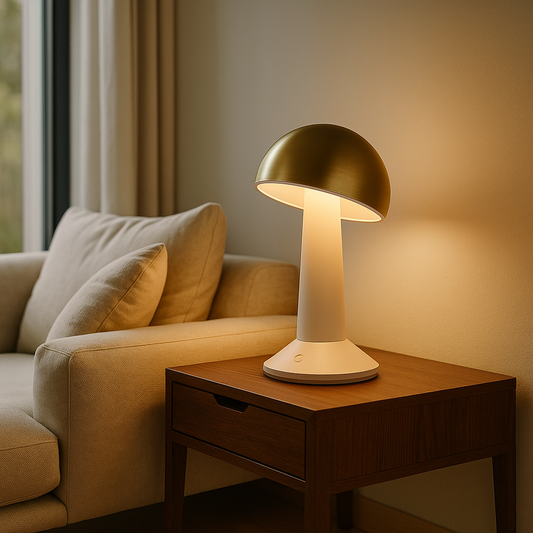 Moderne minimalistische Mushroom Tischlampe – Touch & dimmbar LED
